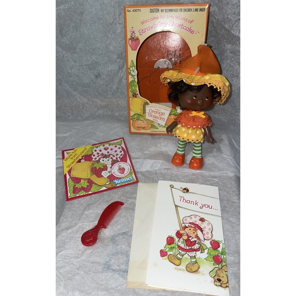1980 Kenner Strawberriy Shortcake Orange Blossom Doll 43070 Original Box Vintage